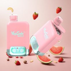 Vapsolo Twins 20000 Puffs Engangs Vape Jordbær Is & Mango Fersken Vandmelon med 40 ml e-væske og Type-C opladning