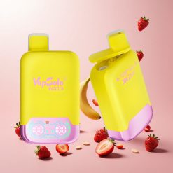 Vapsolo Twins 20000 Puffs Engangsdamp Jordbær Banan & Frisk Kirsebær 20000 Puffs, 40 ml E-væske, Type-C opladning